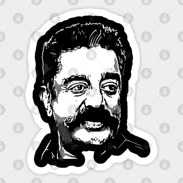Kamal Hassan Fans Makkal Needhi Tamil Nadu Politics Sticker by alltheprints